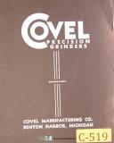 Covel-Covel No. 15, Handfeed, Surface Grinder, Operations Manual-No. 15-05